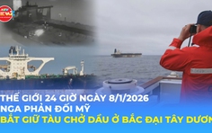 Tin Thế giới 24 Giờ ngày 8/1/2026 | Nga phản đối Mỹ bắt giữ tàu chờ dầu ở Bắc Đại Tây Dương