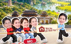 Dàn nghệ sĩ ghi hình Mái ấm gia đình Việt tại Ninh Bình