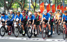 Giải đua xe đạp và roller phong trào: Tưng bừng mừng Đảng, đón Xuân!