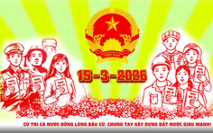 Cử tri cả nước đồng lòng bầu cử, chung tay xây dựng đất nước giàu mạnh