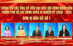 Thông tin các ứng cử viên Đại biểu Hội đồng nhân dân TP. Hồ Chí Minh Khóa XI - Đơn vị bầu cử số 1