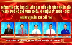 Thông tin các ứng cử viên Đại biểu Hội đồng nhân dân TP. Hồ Chí Minh Khóa XI - Đơn vị bầu cử số 16