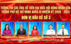 Thông tin các ứng cử viên Đại biểu Hội đồng nhân dân TP. Hồ Chí Minh Khóa XI - Đơn vị bầu cử số 3