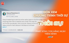 Thời sự trưa HTV ngày 4/4/2026 | Tổng thống Iran đáp trả lời đe dọa "đưa Iran trở về thời đồ đá"