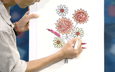 Góc nhỏ kỳ diệu: Sáng tạo nghệ thuật với màu nước và tăm bông