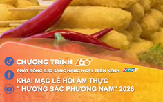 Khai mạc lễ hội ẩm thực Hương sắc phương Nam 2026