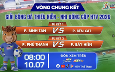 Trực tiếp: Thi đấu U13 tứ kết 1-2 | VCK Giải bóng đá "Ước mơ sân cỏ" Cúp HTV 2026
