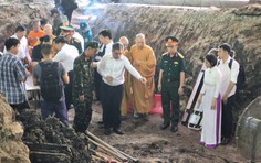 Lãnh đạo TP. Hồ Chí Minh dâng hương tưởng niệm các Anh hùng Liệt sĩ, động viên lực lượng tìm kiếm hài cốt liệt sĩ