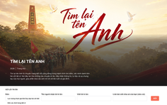 Gửi niềm tri ân - đồng hành cùng hành trình "Tìm Lại Tên Anh"