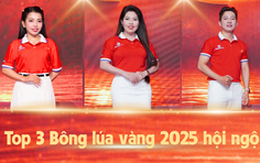 Top 3 Bông lúa vàng 2025 sẵn sàng bứt phá tại Chuông vàng vọng cổ 2026