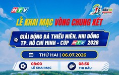 LIVE Khai mạc VCK Giải bóng đá Thiếu niên - Nhi đồng Cúp HTV 2026