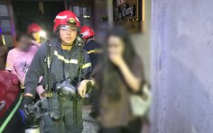 Hoả hoạn tại khách sạn ở TP. Hồ Chí Minh, Cảnh sát PCCC nhanh chóng có mặt giải cứu 26 người