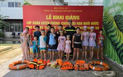 Công an TP. Hồ Chí Minh khai giảng lớp bơi, trang bị kỹ năng phòng chống đuối nước cho 250 học viên