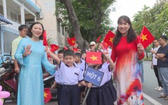 Trường Tiểu học - THCS Tân Định chào đón năm học mới trong không khí rộn ràng