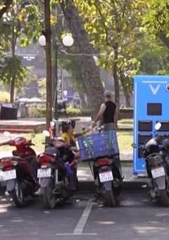 TP. Hồ Chí Minh đảm bảo vỉa hè thông thoáng cho người đi bộ khi lắp đặt tủ đổi pin