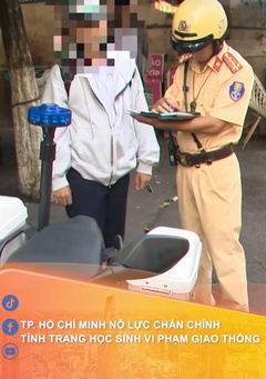 TP. Hồ Chí Minh: Nỗ lực chấn chỉnh tình trạng học sinh vi phạm giao thông