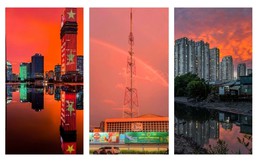 Hoàng hôn đẹp đến nao lòng trên mọi miền đất Việt