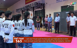 Lãnh đạo Trung tâm Huấn luyện Thể thao Quốc gia TP. Hồ Chí Minh tiếp lửa đội tuyển quyền Taekwondo Việt Nam trước thềm SEA Games 33