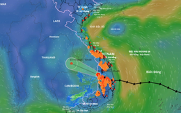 Bão số 13 suy yếu thành vùng áp thấp