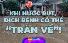 NewZgraphic: Khi nước rút, dịch bệnh có thể “tràn về”
