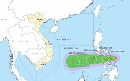 Áp thấp nhiệt đới sắp vào Biển Đông