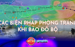 NewZgraphic: Các biện pháp phòng tránh khi bão đổ bộ