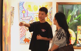 Triển lãm "Giấc mơ mang tên mình": Thế giới hội họa của tài năng 13 tuổi Phạm Hải Nguyên