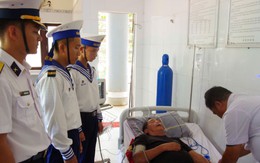 Bệnh xá đảo Trường Sa cấp cứu ngư dân xuất huyết não