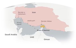 Iran và Oman đạt thỏa thuận các tuyến hàng hải qua eo biển Hormuz