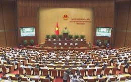 Quốc hội nghe báo cáo tại hội trường 2 dự thảo luật