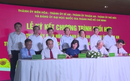 4 Thành phố Biên Hòa - Dĩ An - Thuận An - Thủ Đức và Đại học Quốc gia ký kết chương trình phối hợp giai đoạn 2024-2025
