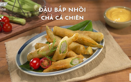 Cách làm đậu bắp nhồi chả cá chiên dai giòn