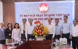 Đoàn lãnh đạo TP.HCM thăm và chúc mừng Hội Người cao tuổi TP.HCM
