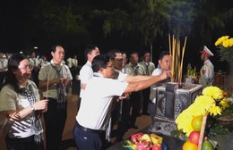 Đoàn đại biểu Đảng ủy các cơ quan Đảng TP. Hồ Chí Minh dâng hương nghĩa trang Hàng Dương