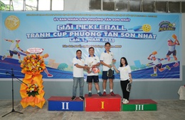 Phường Tân Sơn Nhất khánh thành cụm sân Pickleball cộng đồng: Cú hích mới cho phong trào thể thao và khởi nghiệp địa phương