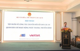 Thúc đẩy chuyển đổi số cho báo chí phát thanh, truyền hình