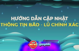 NewZgraphic: Hướng dẫn cập nhật thông tin cảnh báo bão, lũ trực tiếp trên toàn quốc