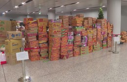 Metro số 1 tiếp nhận gần 300 tấn hàng hóa ủng hộ đồng bào miền Trung