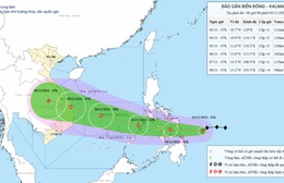Bão Kalmaegi mạnh cấp 14, giật cấp 17 - đang tiến nhanh vào Biển Đông