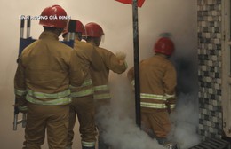 Phường Xuân Hòa diễn tập phương án chữa cháy và cứu nạn, cứu hộ tại khu dân cư