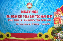 Sôi nổi Ngày hội Đại đoàn kết toàn dân tộc tại phường Tân Sơn Nhì