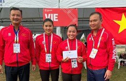 Nguyễn Thị Hương vượt ''sóng gió'' cùng đồng đội giành HCV đầu tiên cho Việt Nam tại SEA Games 33