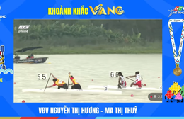 Canoeing đôi nữ 200m đạt Huy chương Vàng