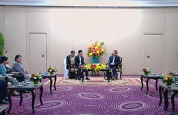 Lãnh đạo TP. Hồ Chí Minh tiếp xã giao Đoàn đại biểu cấp cao tỉnh Hủa-Phăn, Lào