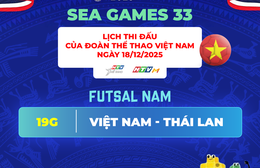 Lịch thi đấu SEA Games 33 ngày 18/12: Chờ đợi màn so tài nghẹt thở giữa Việt Nam và Thái Lan lúc 19 giờ