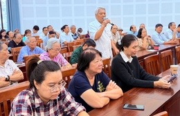 Đại biểu Quốc hội TP. Hồ Chí Minh lắng nghe kiến nghị cử tri 3 phường về chợ truyền thống và giao thông đô thị