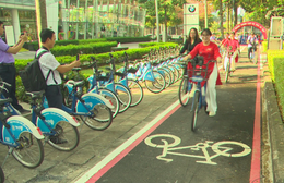 TP. Hồ Chí Minh khánh thành làn đường riêng cho xe đạp đầu tiên trên đường Mai Chí Thọ