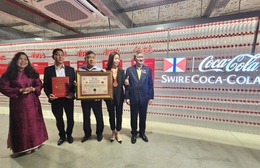 Coca-Cola Việt Nam lập kỷ lục với tác phẩm nghệ thuật rPET lớn nhất Việt Nam