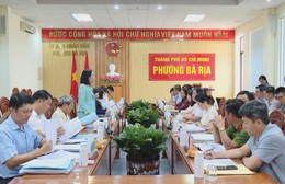 Kiểm tra, giám sát công tác chuẩn bị bầu cử tại phường Bà Rịa