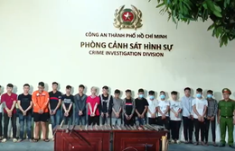 TP. Hồ Chí Minh: Truy xét "thần tốc", bắt giữ 19 đối tượng mang hung khí hỗn chiến lúc rạng sáng
